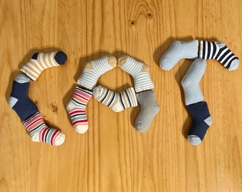 Eco-Friendly Organic Catnip Sock Toys for Kitten and Cat Play