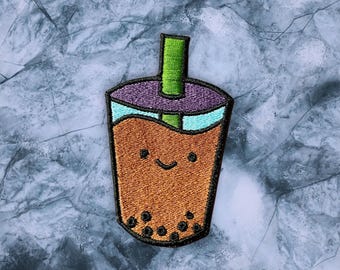 Boba Embroidery Patch