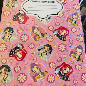 K pop  composition notebook*** College ruled or Wide ruled ***