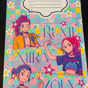 K pop  composition notebook*** College ruled or Wide ruled ***
