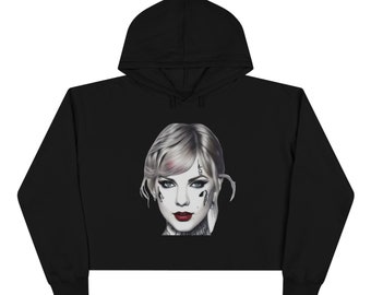 Sudadera con capucha corta inspirada en Taylor Swift