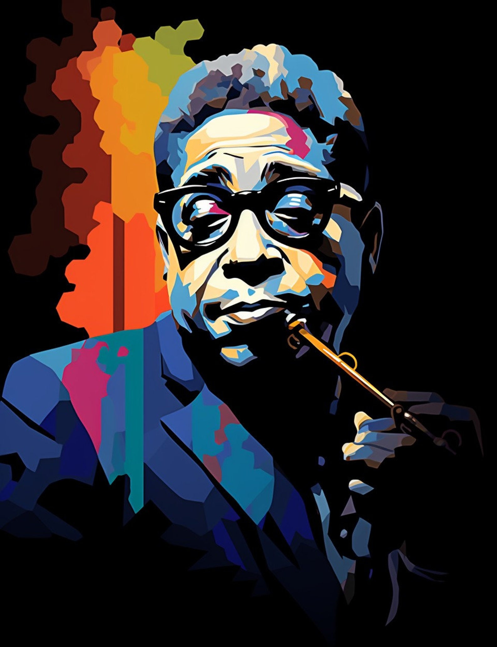Jazz Wall Art, Jazz Age Wall Art, Personalized Gift, Gifts,dizzy ...