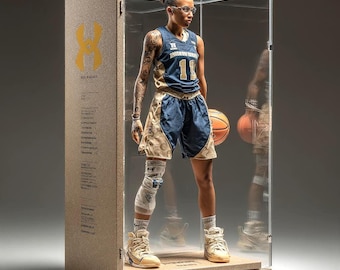 YOU! As A Custom Action Figure Image & 2 Animated Videos - WNBA Basketball Player | WNBA Basketball Edition