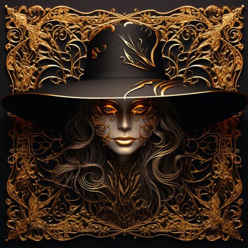 Scary Digital Stickers Witches & Crones, Sticker Bundle, Halloween