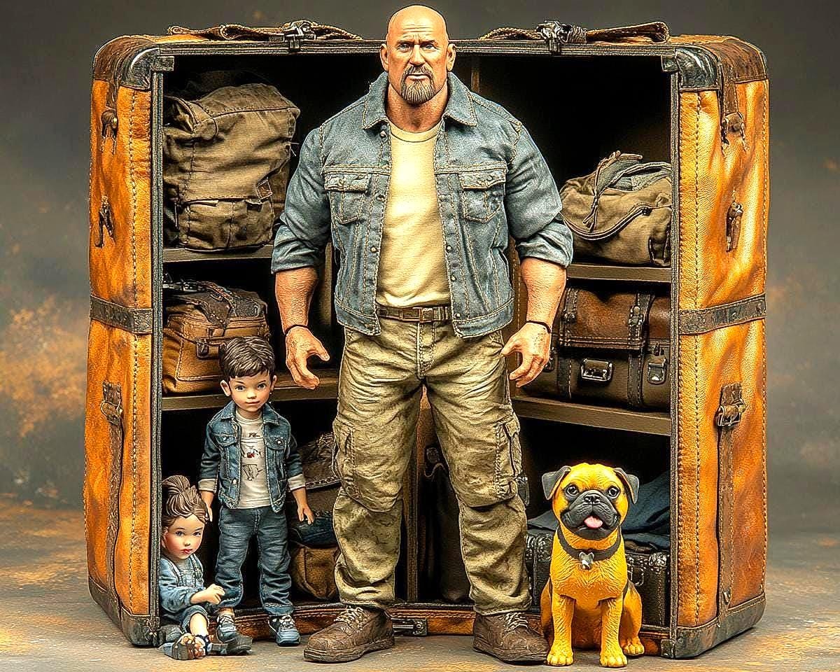 Dein Gesicht als Actionfiguren Puppe: My Hero, My Dad Edition