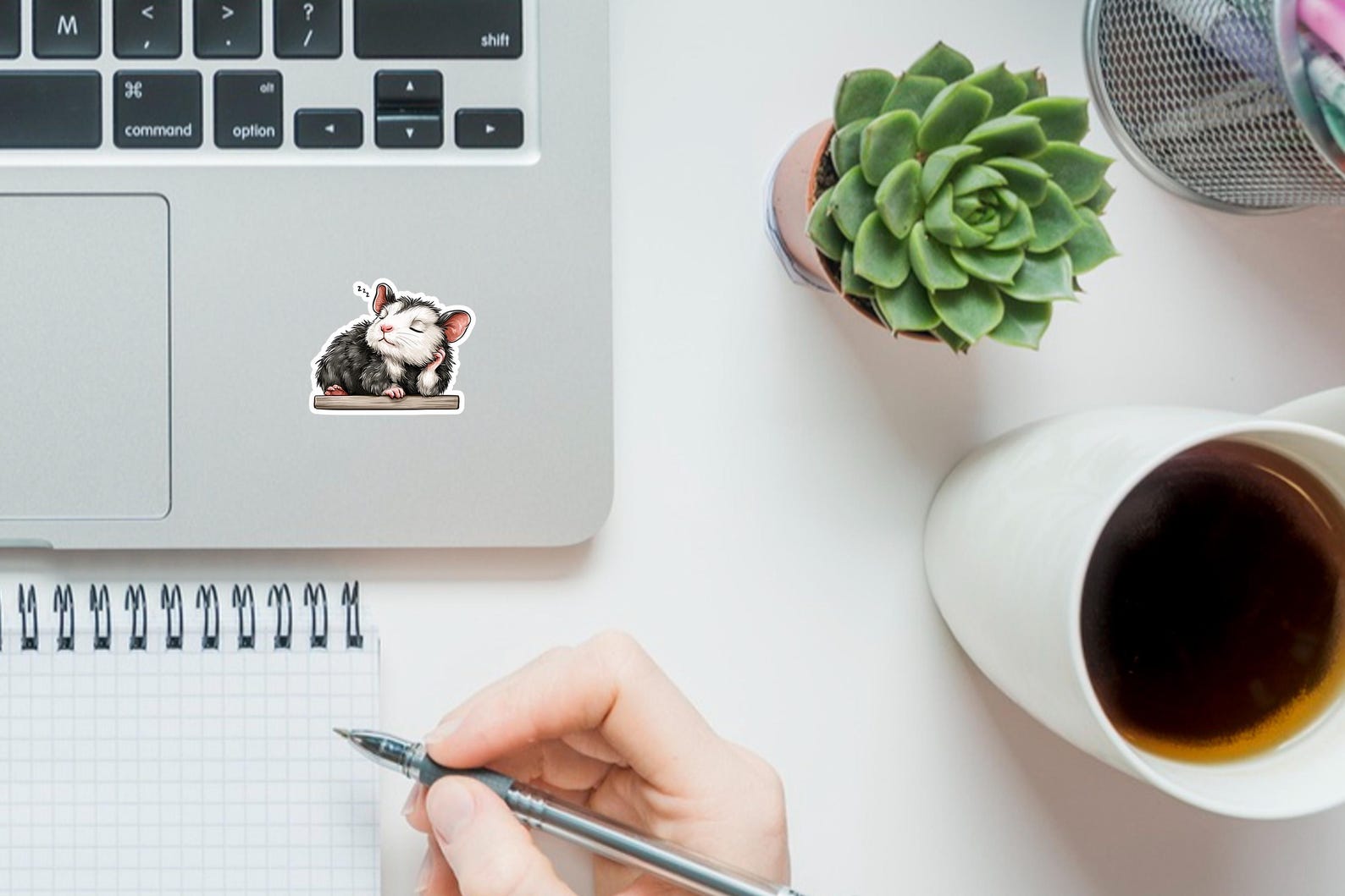 Sleeping Opossum Vinyl Sticker, Laptop Decal - Etsy