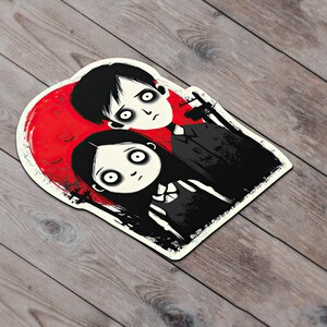 Paquete de pegatinas para niños fantasmales, calcomanías de fantasmas de dibujos animados para portátiles, botellas de agua y cuadernos, divertido regalo de decoración de Halloween, niños de ojos negros