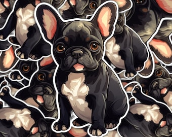French Bulldog Sticker: Adorable Frenchie Decal for Dog Lovers