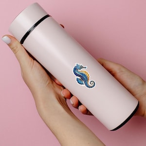 Seahorse Sticker Waterproof Decal for Laptop, Water Bottle & Journals, Ocean Animal Vinyl Sticker Gift