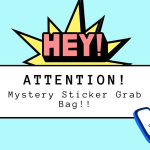 Sticker Grab Bag, Waterproof Stickers