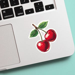 Cherrylicious Sticker: Perfect for Water Bottles, Laptops, and More!
