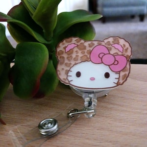 Hello Kitty(Sanrio) Acrylic Badge Reel