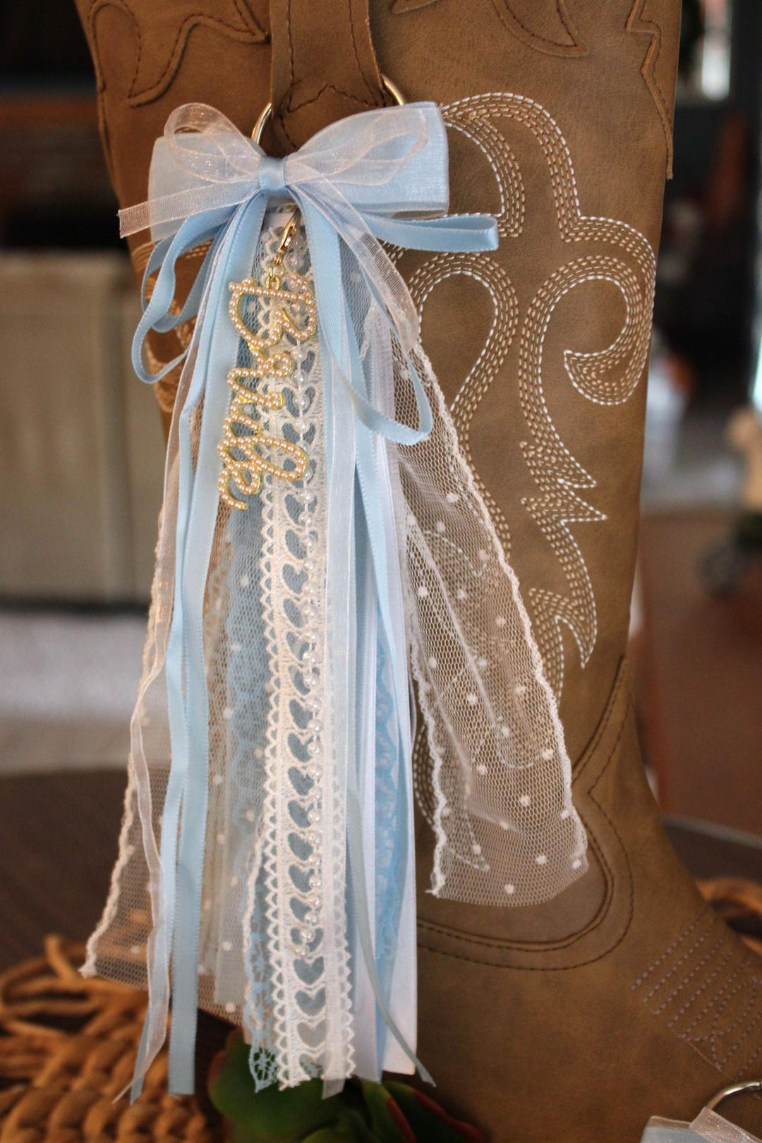 Boot Bows Display Boot Bows | Handmade | Cowgirl Boot Accessory | BRIDE | Something Blue ...