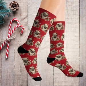 Pug Christmas Socks: Secret Santa Dog Lover Gift