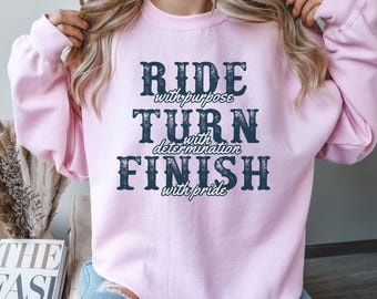Barrel Racing Sweatshirt: Rodeo Cowgirl Shirt, Horse Lover Gift
