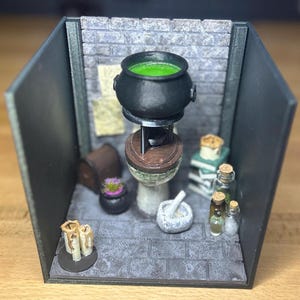 Secret Potion Bathroom Stall Diorama