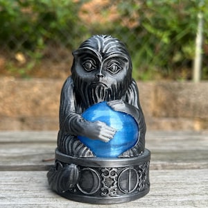 Silver Demiguise LED tealight holder
