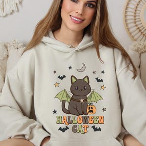 Bat Cat Hoodie Etsy