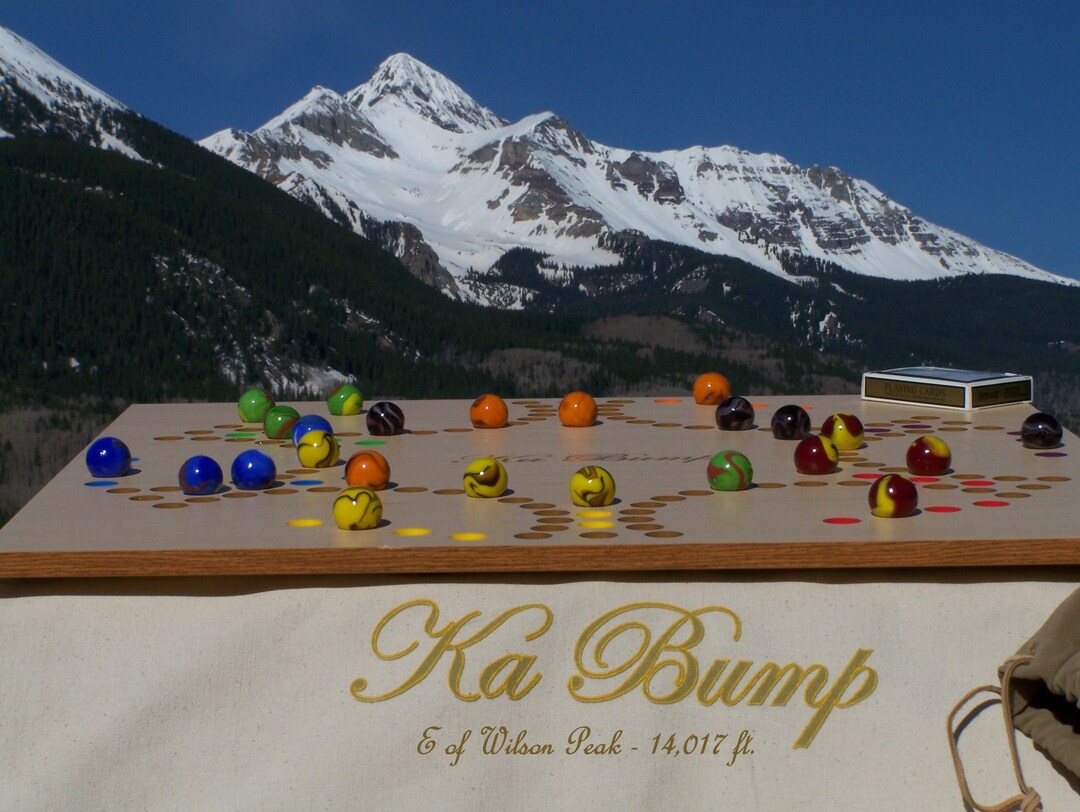 Ka Bump Board Games Best Marbles Game Board Finest Board Etsy