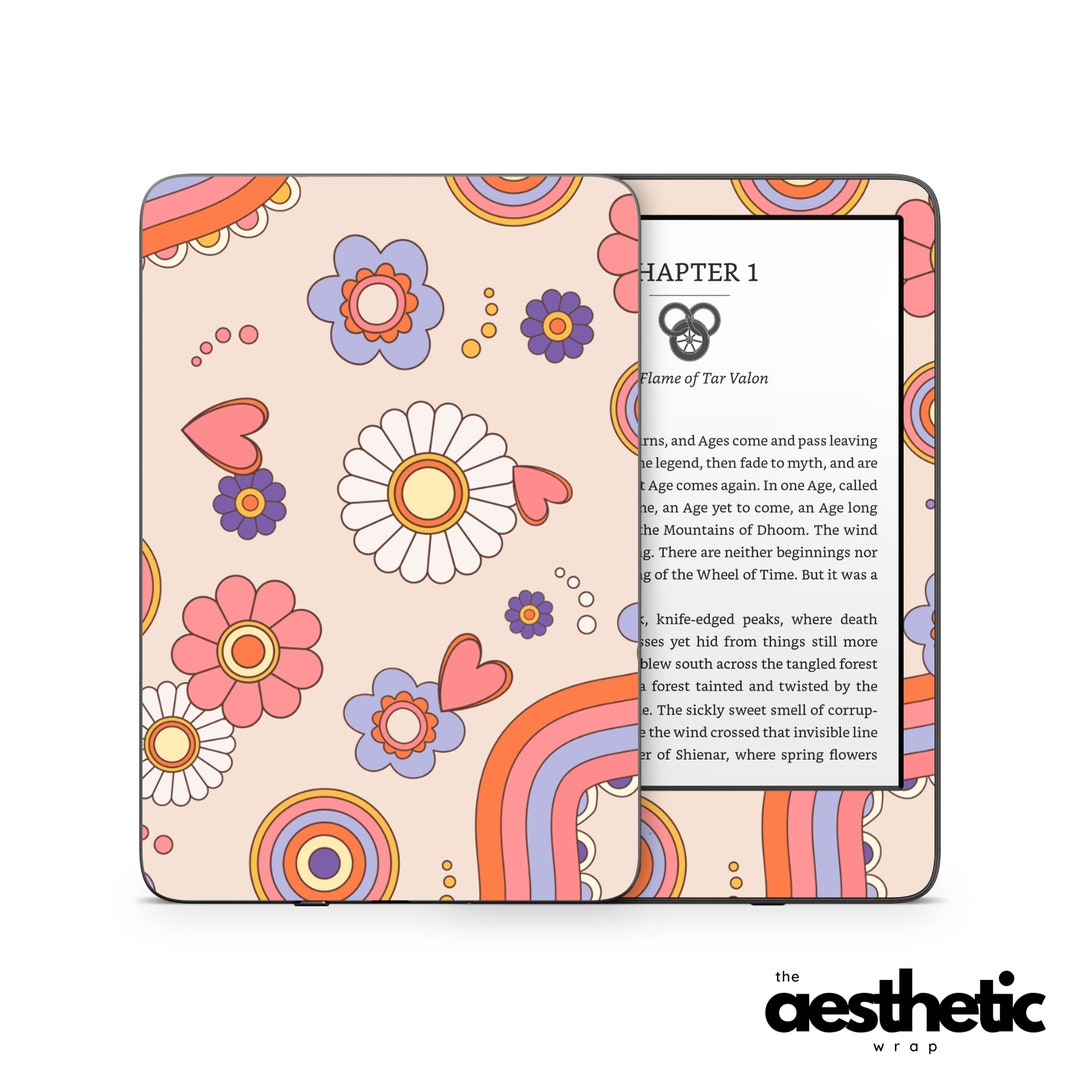 Retro Groovy Amazon KINDLE Decals Skin Vinyl WRAP Paperwhite, Oasis