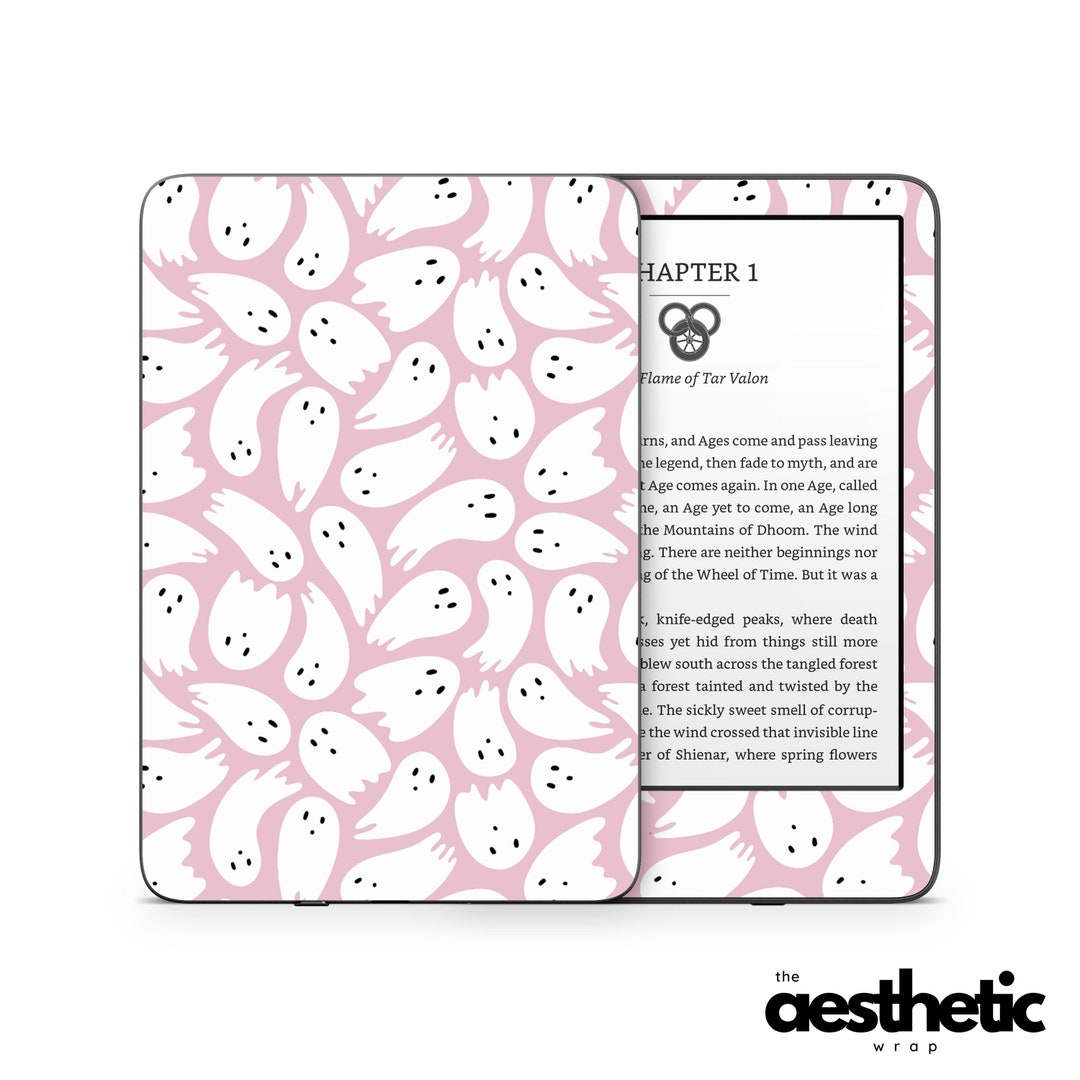 Pink Ghost Amazon KINDLE Decals Skin Vinyl WRAP Paperwhite, Oasis ...