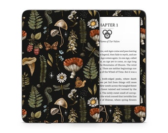 Mushroom Forest Dark Amazon KINDLE Decals Skin Vinyl WRAP - Paperwhite, Oasis eReader Decal v224