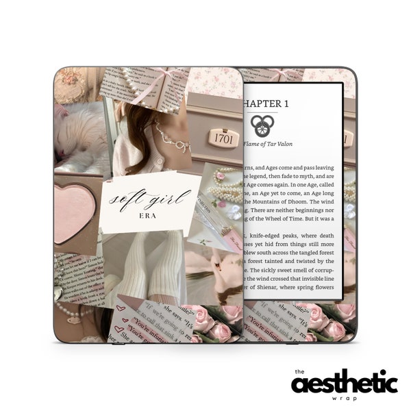 Soft Girl Era Coquette Amazon KINDLE Decals Skin Vinyl WRAP - Paperwhite, Oasis eReader Decal v312