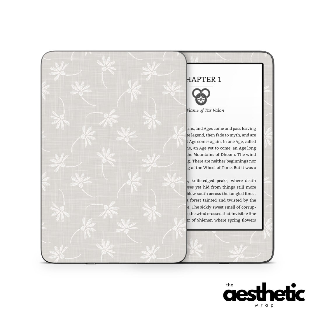 French Linen Amazon KINDLE Decals Skin Vinyl WRAP Paperwhite, Oasis Ereader Decal V131 Etsy