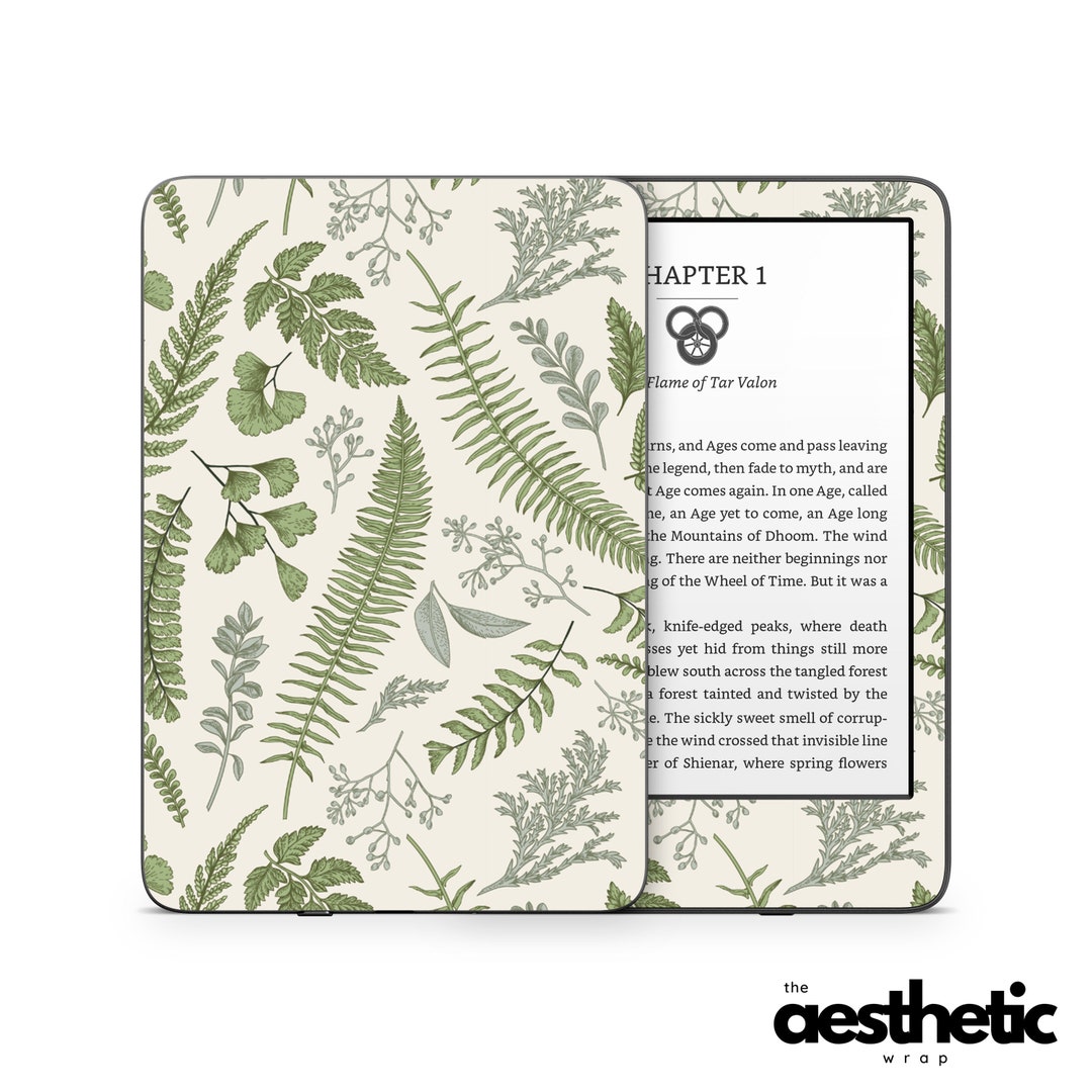 Forest Foliage Amazon KINDLE Decals Skin Vinyl WRAP Paperwhite, Oasis Ereader Decal V433 Etsy