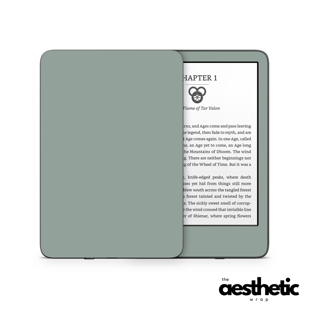 Deep Sage Amazon KINDLE Decals Skin Vinyl WRAP Paperwhite, Oasis Ereader Decal V317 Etsy