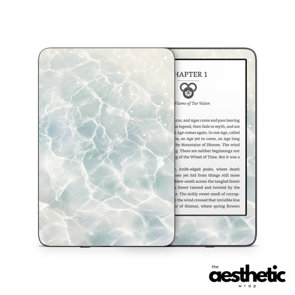 Mystic Cove Water Ripples Amazon KINDLE Decals Skin Vinyl WRAP - Paperwhite, Oasis eReader Decal v186