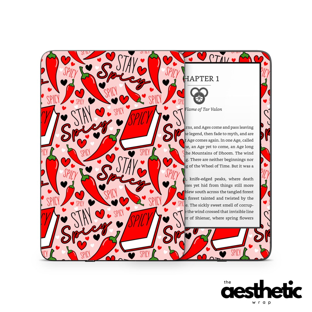 Spicy Reading Smut Amazon KINDLE Decals Skin Vinyl WRAP Paperwhite