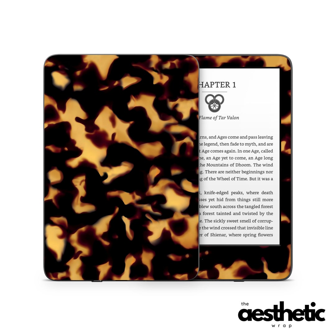Tortoise Shell Amazon KINDLE Decals Skin Vinyl WRAP Paperwhite, Oasis Ereader Decal V160 Etsy