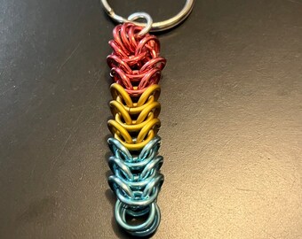 Pansexual Pride Keychain