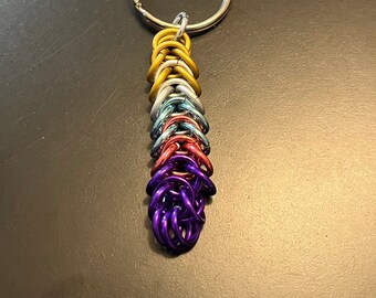 Polyamorous Pride Keychain