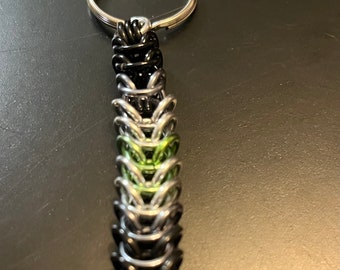 Agender Pride Key Chain