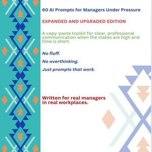 Consejos de IA para gerentes: 60 guiones de comunicación profesional (descarga digital)