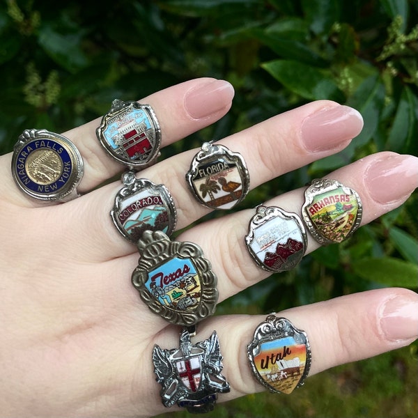 Vintage Spoon Ring Collectable Mystery Bundles (COLOR)