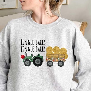 Jingle Bales Sweatshirt, Jingle Bells Jingle All The Way Shirt, Cute Christmas Sweater, Little Santa Claus Shirt, Christmas Cheer Kids