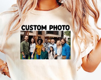 Bella Canvas Custom Photo Shirt, BELLA CANVAS Shirt, Custom Picture Tshirt, Bella Canvas Shirt, Adult Bella Canvas Tshirt,  Your Photo Shirt
