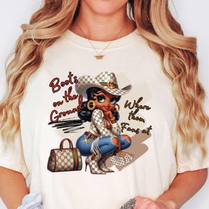 Where Them Fans At T-Shirt,Boots on the Ground Rodeo Tee,Line Dancing Shirt for Country Fans & Western Nights,Cowgirl Country Music Gift Tee
