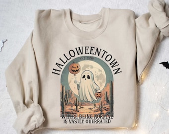 Halloweentown Sweatshirt, Halloween Sweatshirt, Halloweentown Shirt, Happy Halloween Shirt, Halloween Ghost Shirt, Halloween Boo Shirt