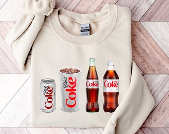 Diet Coke Shirt, Diet Coke Lover Sweatshirt, Funny Coke Shirt, Coke Lover Sweater, Coke Long Sleeve, Diet Coke  Long Sleeve