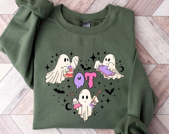 Occupational Therapist Halloween Sweatshirt, Spooky OT Shirt, Occupational Therapist Tee, OT Shirt, Special Education Shirt, Therapist Shirt