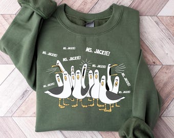 Custom Seagulls Teacher Sweatshirt, Funny Teacher Tee, Teacher Appreciation Gift, Disney Seagull Shirt, Nemo Teacher Vneck, Seagull Hoodie