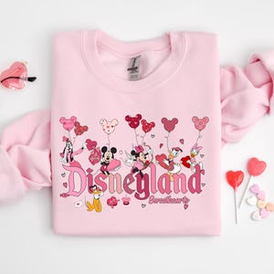 Disneyland Sweethearts Nite EST. 2026 Sweatshirt, Mickey and Friends Valentine's Day tShirt,Disney Couples Hoodie, Disneyland Tee Shirt Gift