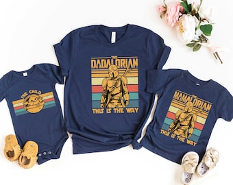 Dadalorian And The Child Matching Shirt, Mamalorian And The Child Shirt, Dadalorian and Mamalorian Shirt,Mothers Day Shirt,Fathers Day Shirt