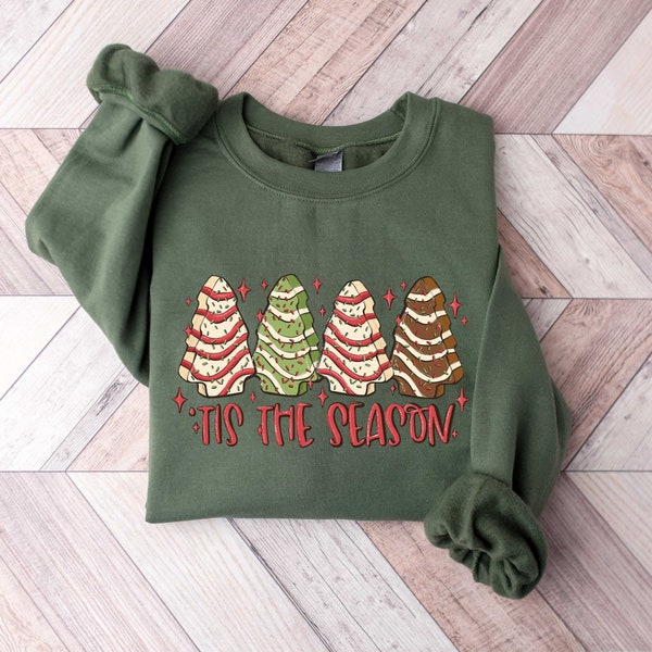 Tis The Season, Christmas Cookies Shirt, This the Season Sweatshirt, Christmas Sweatshirt, Christmas, Christmas Cake Sweatshirt