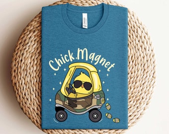 Chick Magnet Shirt, Easter Chick Shirt, Easter Egg Shirt, Funny Easter Chick Shirt, Easter Kids Chick Tshirt, Easter Toddler Shirt