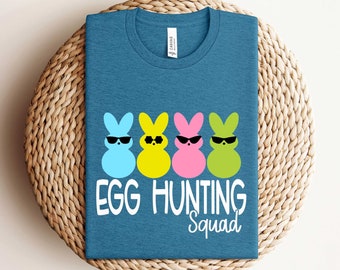 Egg Hunting Squad Shirt, Easter Family Matching Shirt, Easter Crew Sweater, Easter Sweatshirt, Easter Gift, Easter Party Shirt
